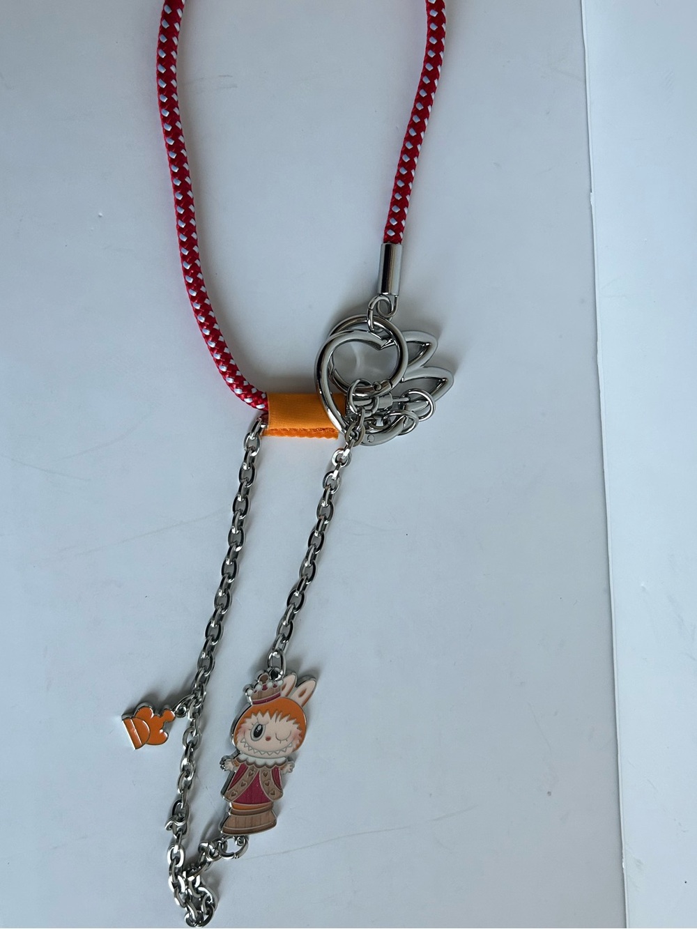 Pop Mart Labubu The Monsters Let's Checkmate Series King Pendant